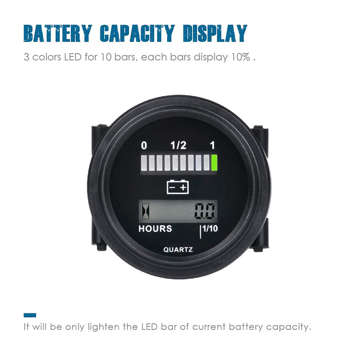 Battery Indicator & Hour Meter BI-1272V004 Battery Indicators - LATNEX