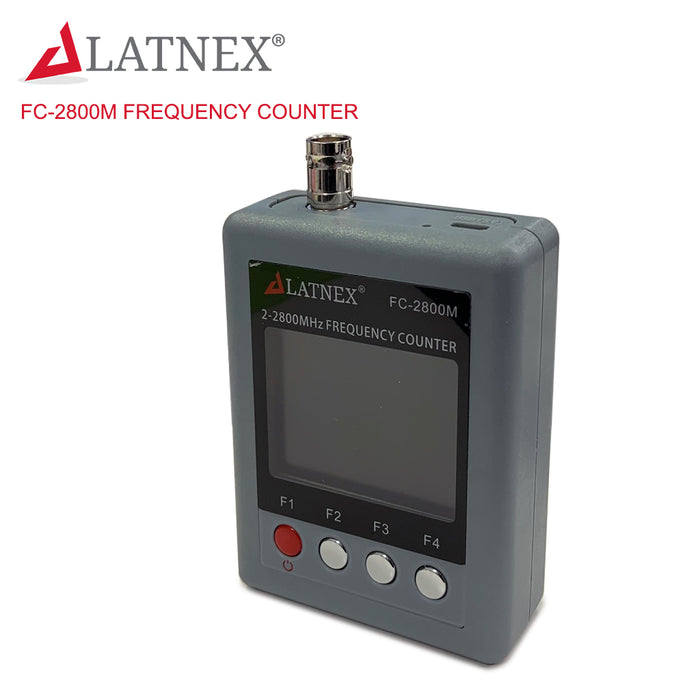 FC-2800M Portable Frequency Counter 2MHz - 2.8GHz Frequency Counters - LATNEX