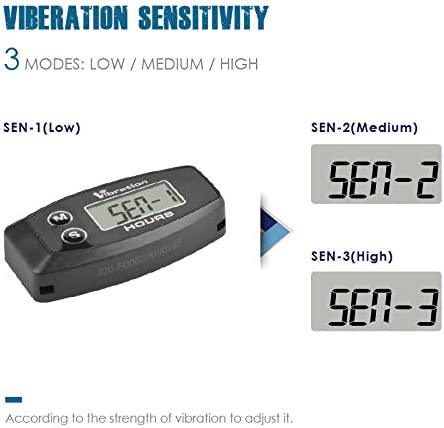 Vibration Hour Meter HM-B015 Hour Meters - LATNEX
