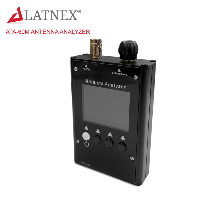 ATA-60M 0.5-60MHz Color Graphic Antenna Analyzer Antenna Analyzer - LATNEX