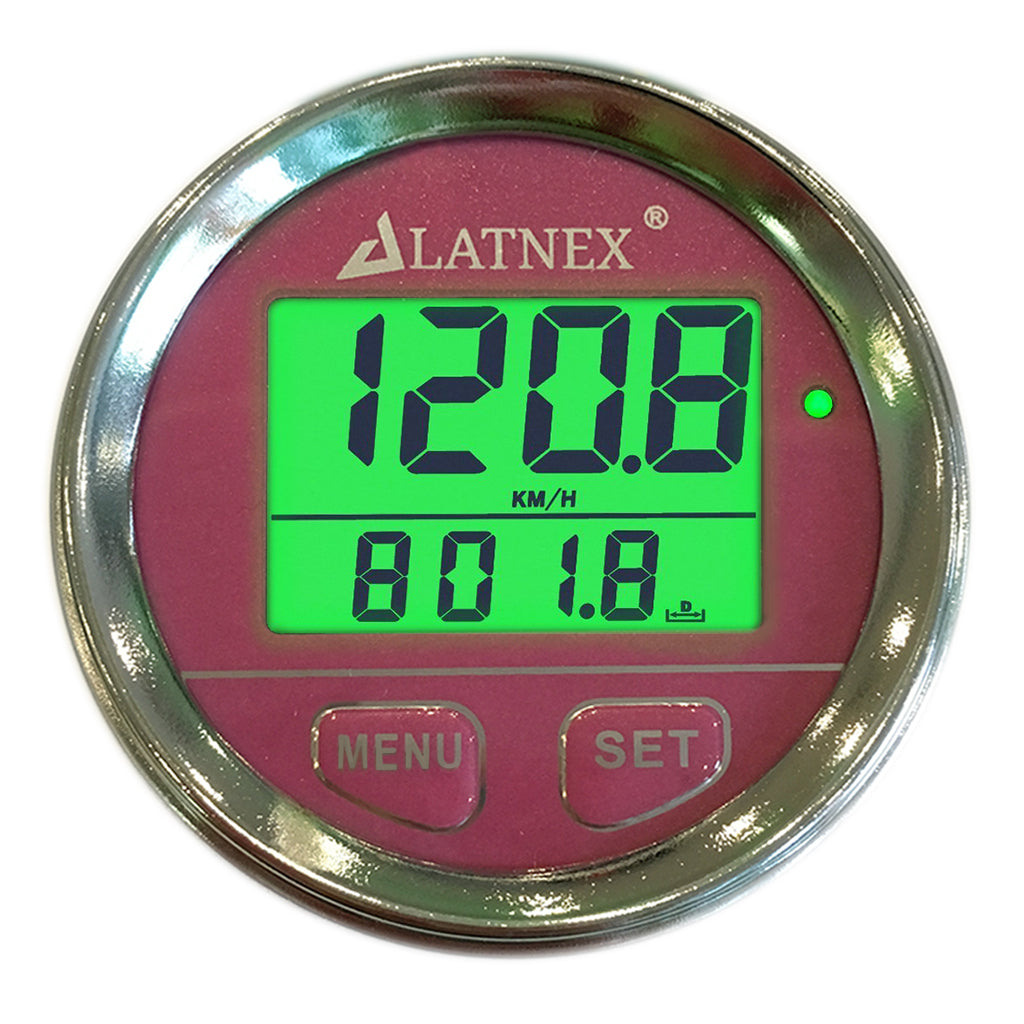 Chrome Digital GPS Speedometer with 3 Backlight Colors & Resettable Od ...