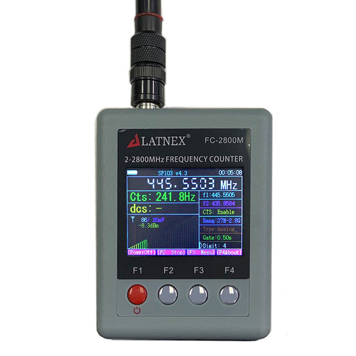 FC-2800M Portable Frequency Counter 2MHz 2.8GHz — LATNEX