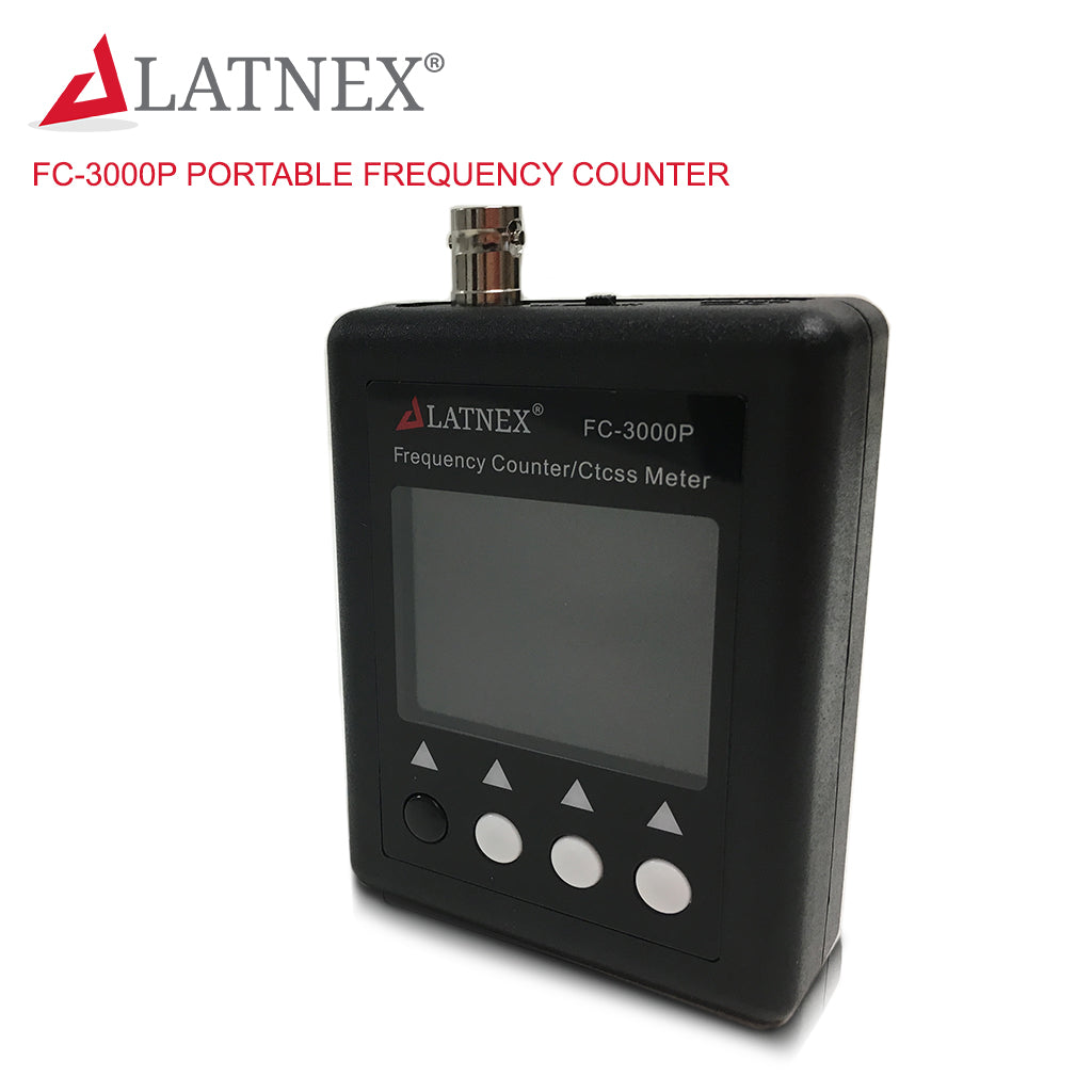 FC-3000P Portable Frequency Counter/ Ctcss Meter – LATNEX
