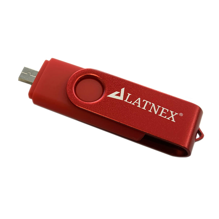 Memory Stick 2.0 Flash Drive with Micro USB Interface —