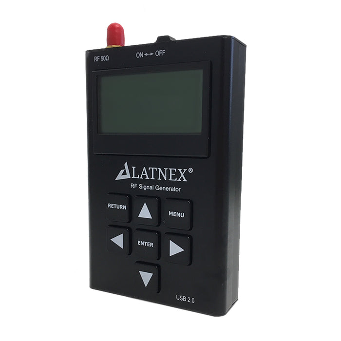 RF Signal Generator RF-SG6 with Advanced Aluminium Case, Black Protection Boot & USB Cable (24MHz - 6000MHz) Radio Equipment - LATNEX