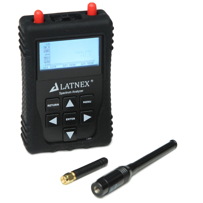 Spectrum Analyzer SPA-3G with Advanced Aluminium Case, Black Protection Boot & USB Cable (15MHz - 2700 MHz) Spectrum Analyzers - LATNEX