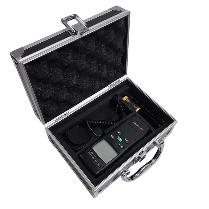LUX Led Light Meter LM-50KL with Aluminium Case & Tripod Stand Light Meters - LATNEX