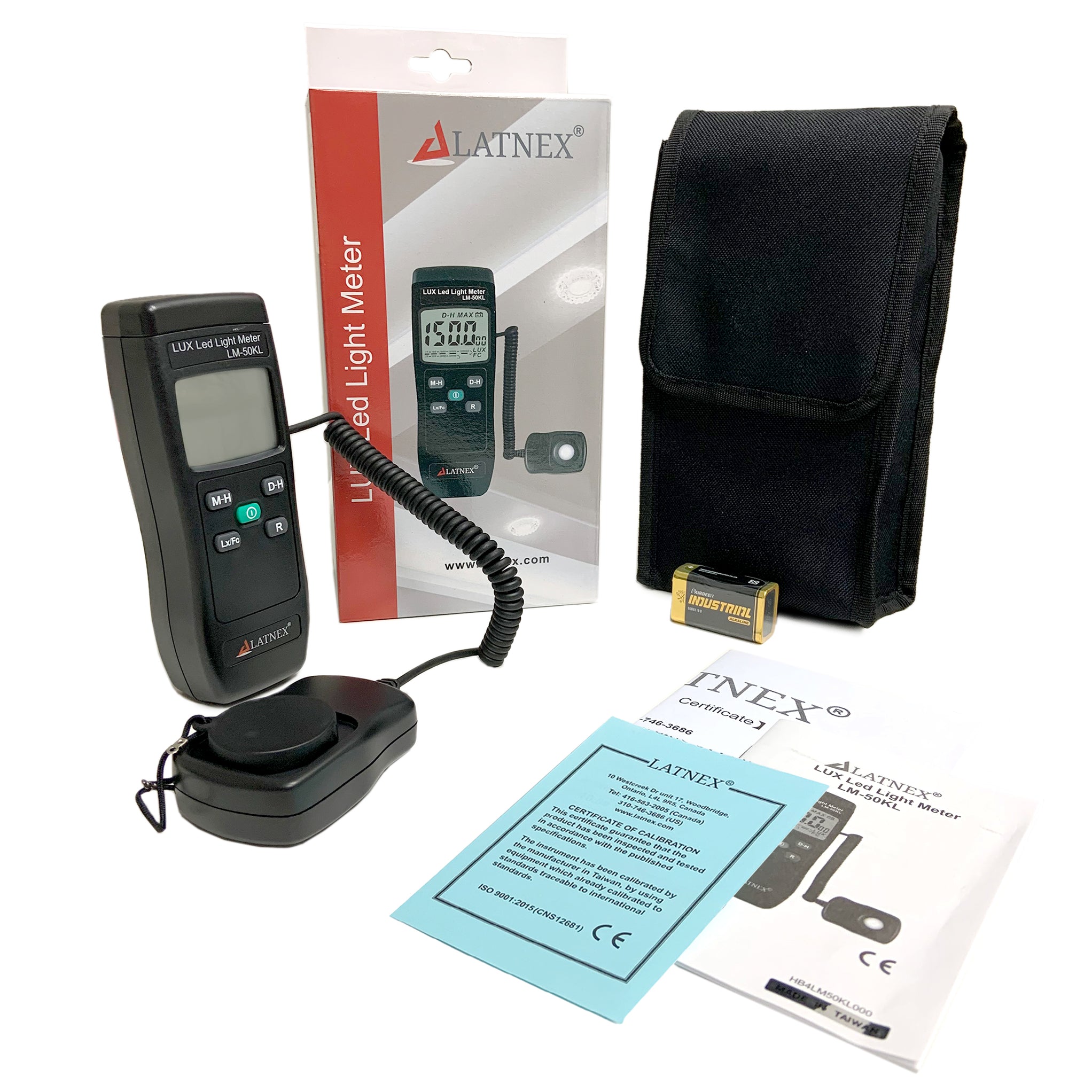LUX Led Light Meter LM50KL — LATNEX