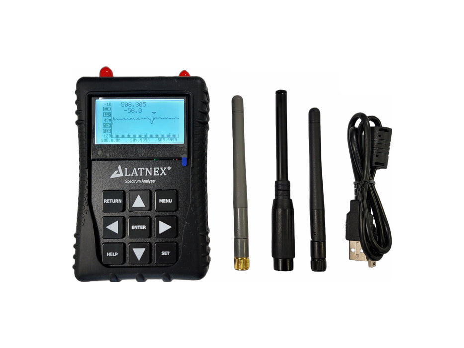 LATNEX® Spectrum Analyzer SPA-7GE (50KHz - 6.1GHz) Spectrum Analyzers - LATNEX